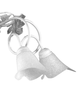 LAMPADARIO 5 LUCI ONLI "MARILENA" ARGENTO E14